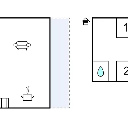 度假居 2 Bedroom Cozy In *